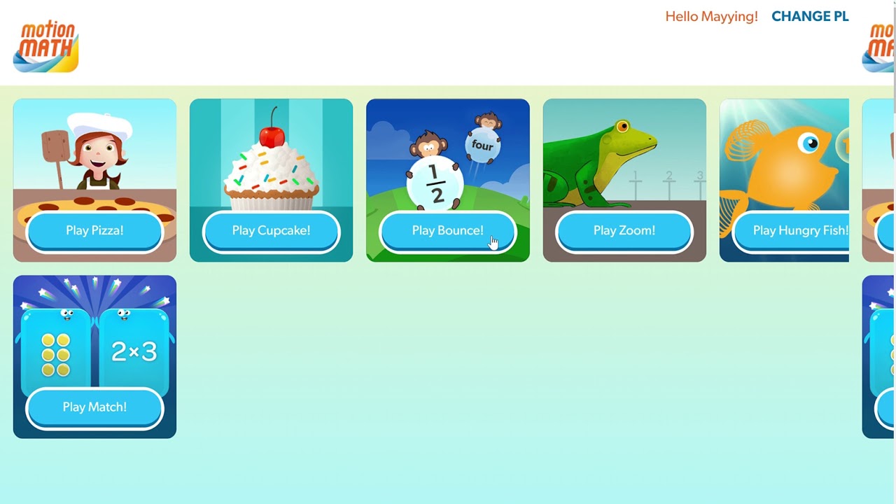 Moton Math Playing Motion Math - YouTube