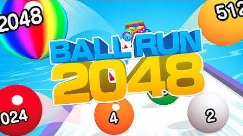 Ball Run 2048 - Gameplay Walkthrough Part 1 Tutorial Levels 1- 4 (iOS, Android)
