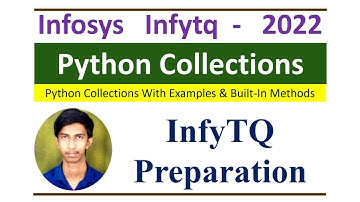 InfyTQ Python Preparation: Collections Explained | List, Tuple, Set, Dict & String