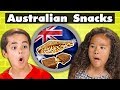 KIDS TRY AUSTRALIAN SNACKS | Kids Vs. Food