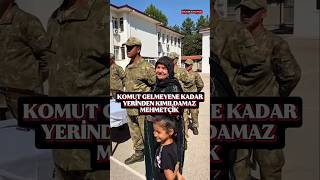 Annesine Sarılmak İçin Komut Bekleyen Mehmetçik