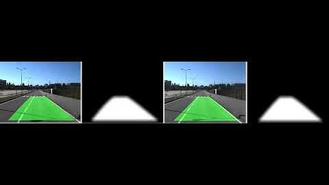ROS Lane Detection Architecture - Experiment_4 (result) - 2 cameras and 1 Algorithm