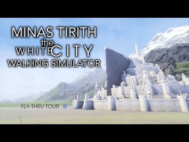 Fly village from minas tirith lord of the rings