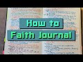 How to Faith Journal - How to Journal Your Journey with God