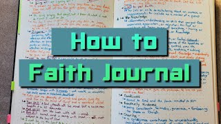 How to Faith Journal  How to Journal Your Journey with God