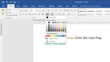 Microsoft office world 365 tutorial : Highlight Color, front color, Clear formatting | Part 7