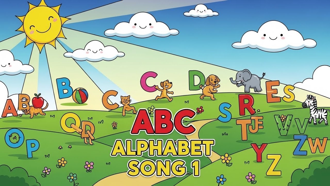 ABC Alphabet Song 1 🔤🎵 | Fun Learning & ABC Song for Kids | Happy Tales ...