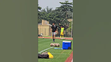 Okello On Corners Allan Okello Spotted Putting In Work On Corner Kicks 