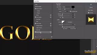 Photoshop   Gold Text Effect Tutorial 2021