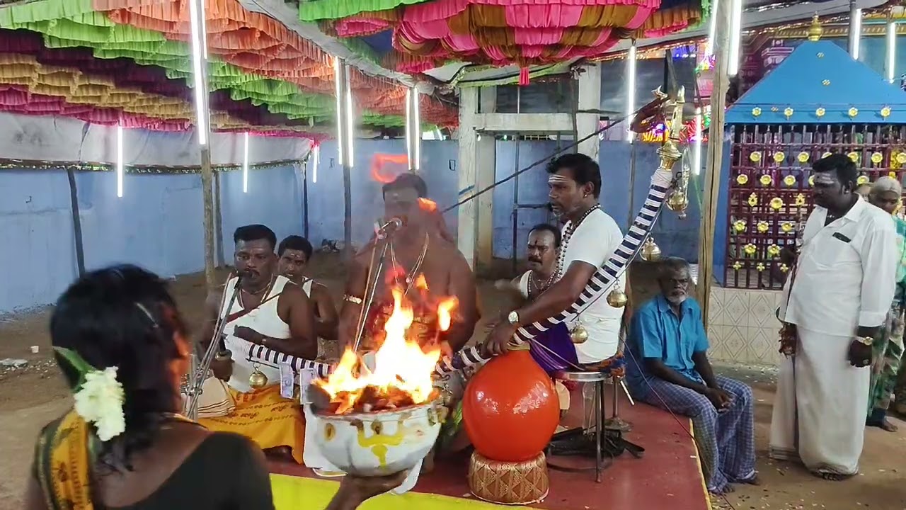 ஆலங்குளம் அருகே உள்ள சிவலார்குளம் முப்பிடாதி அம்மன் கோவில் கொடை விழா வில்லிசை நிகழ்ச்சி வடகரைசெல்வம்