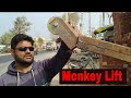 How to Make Monkey Crane Lift - Build Material Lifting Machine for Building Construction