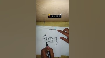 Arjun🔥|Name Status|Stylish NameArt| Stylish Handwriting|Calligraphy|Signature|#shortvideo#viral#now