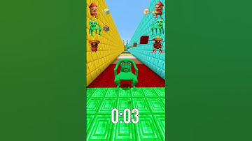 Ultimate New Brainrot Speed Challenge 🐇🏅 #minecraft #shorts #brainrot