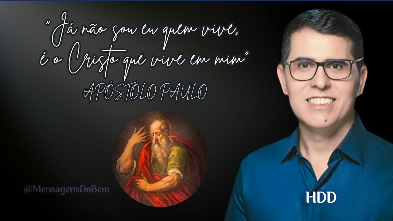 JÁ NÃO SOU EU QUEM VIVE... ❤️ @Mensagens Do Bem - Espiritismo Consolador @RAETV - Rede Amigo Espírita TV@Espiritualidade e Vida ​