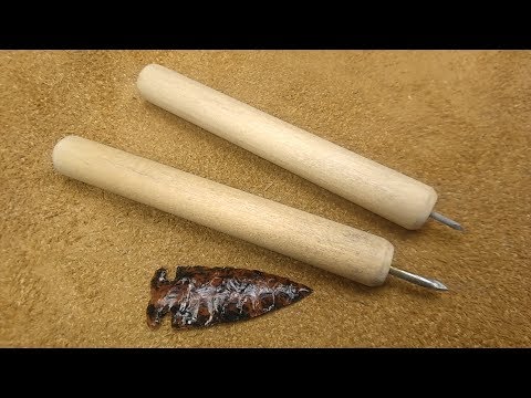 How to Make a Steel Nail Pressure Flaker for Flintknapping