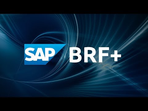 SAP Business Rule Framework Plus (BRF+)