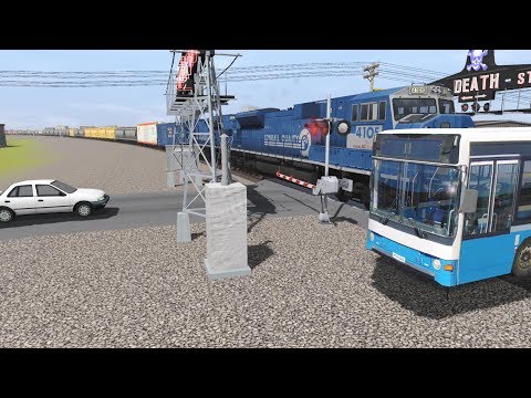 Trainz Railfanning Pt 211: CSX, NS, Amtrak, Billups Neon Crossing Sign