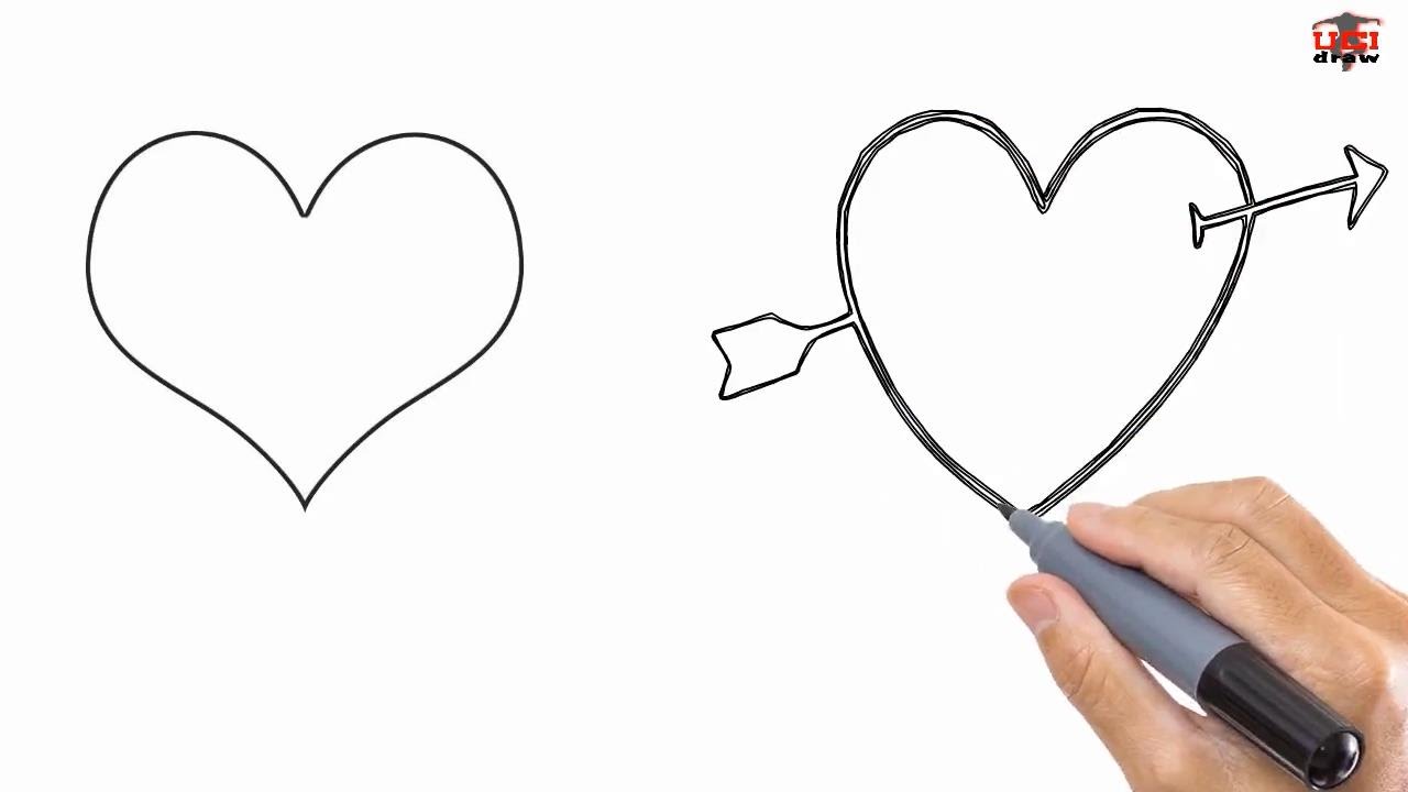 How to Draw a Heart Easy Drawing Step By Step Tutorials for Kids ...