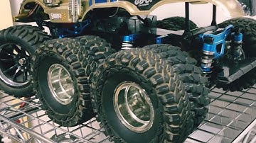 Awesome  KONGHEAD G6-01 customize big double tires Tamiya G6-01 タミヤ ラジコン ダブルタイヤ
