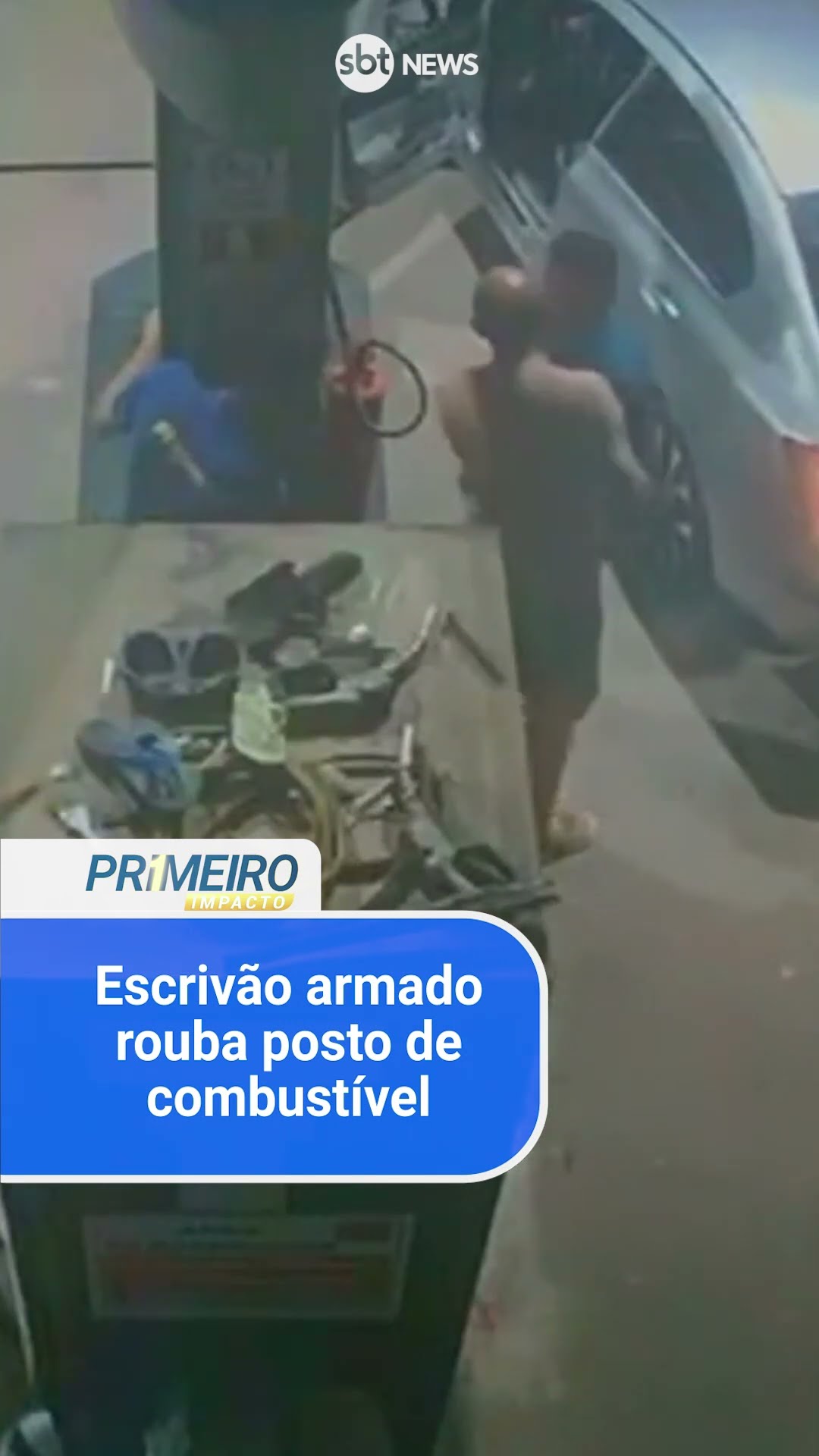 Escrivão da Polícia Civil ameaça e rouba frentista em posto | Primeiro Impacto (24/12/24)
