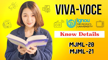 Viva-Voce of MJML-20 & MJML-21 | All details