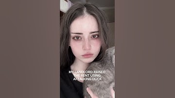 MY LANDLORD RAISED THE RENT USING AI TALKING DUCK #foryou #viral #shorts #emotional #fup #viralvideo