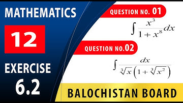 12th Class Math Exercise 6.2 Question . 1 and 2 Balochistan board,