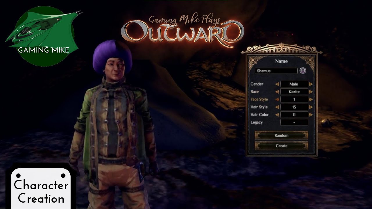 Outward | Character Creation | All Female and Male Options ...