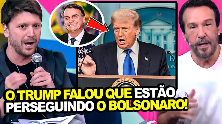 PÂNICO REAGE AO PRONUNCIAMENTO MUNDIAL DE DONALD TRUMP DEFENDENDO BOLSONARO