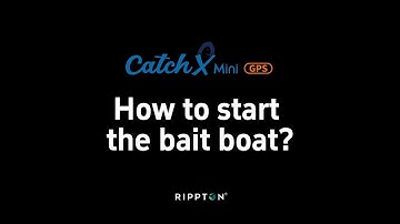 How to start the bait boat?  - CatchX Mini GPS Bait Boat