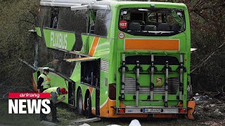 Germany motorway bus crash kills at least five, injures 50