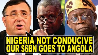 Tinubu & FDI Rejection As Total CEO Reveals Angola $6B Oil Deal Instead Of Nigeria, Dangote Agrees