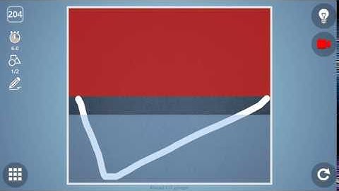 Check out how I solved level 204 in Brain It On! #BrainItOn