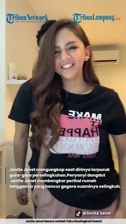 JENITA JANET HANCUR SETELAH TAHU DISELINGKUHI SUAMI | @TribunLampung