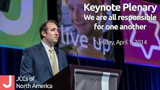 Full We are all responsible for one another | Tuesday Plenary, Biennial 2014 Guide