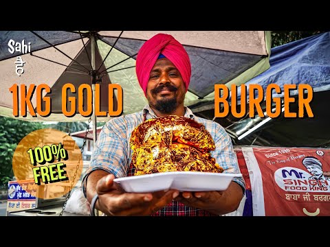 Rs 1000 ka GOLD BURGER | Street Food India | Most Expensive Street Food