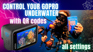 Control your GoPro underwater with this QR codes