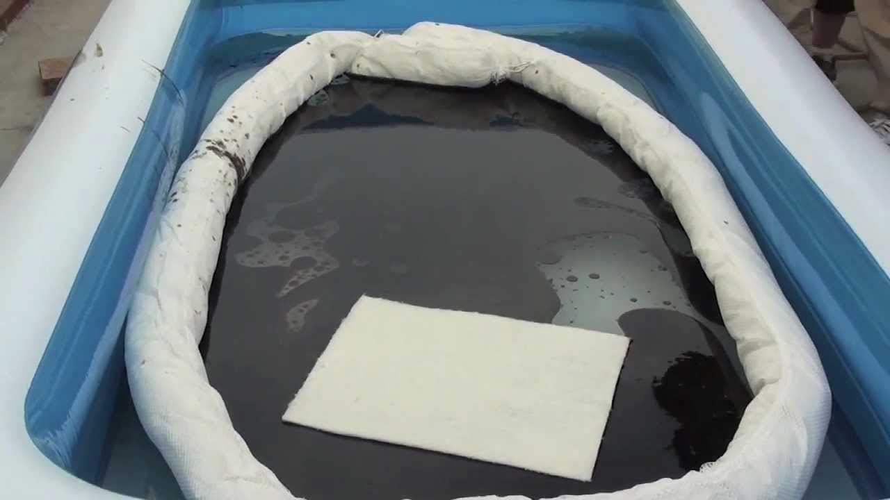 Oil Absorb with Boom & Mat.wmv YouTube