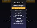 Best Web Hosting In USA #Shorts