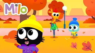 Autumn arrives in Milo Town| Milo, The Cat #cartoons #kids