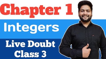 Chapter 1, Integers class 7|| Live Doubt class @UTUGEducation