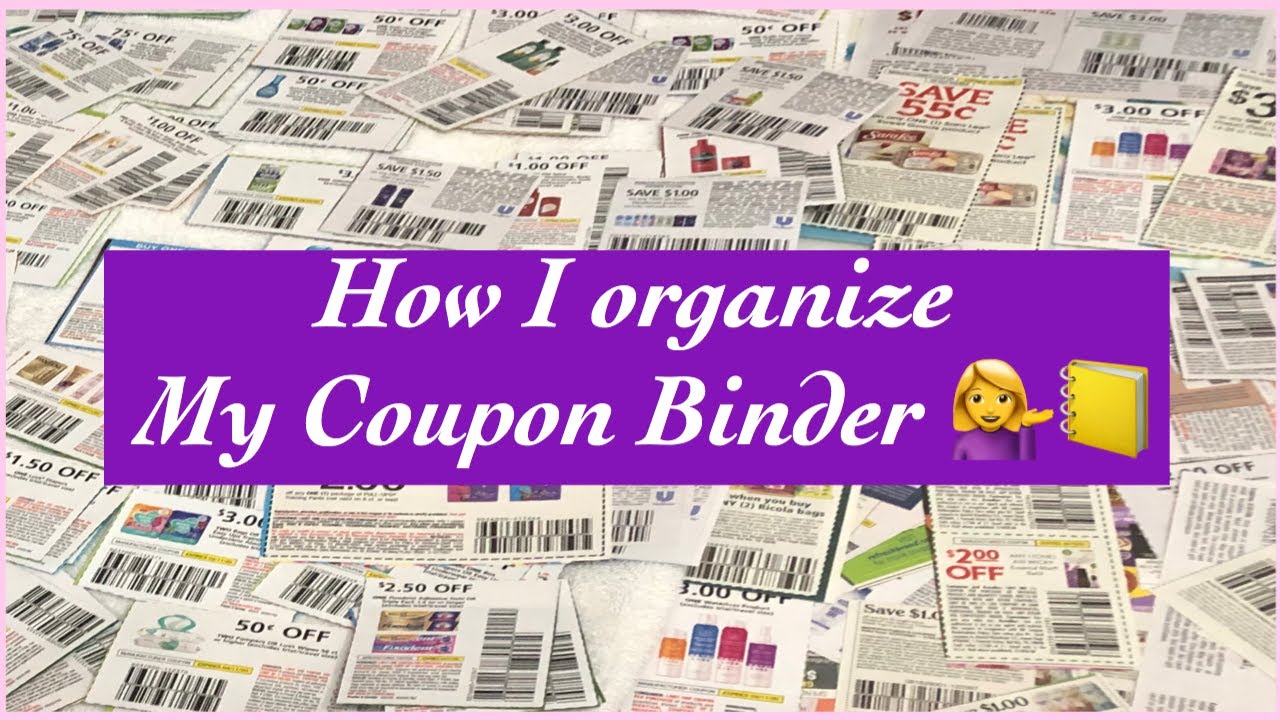 HOW I ORGANIZE MY COUPON BINDER HOW TO START COUPONING NEW TO