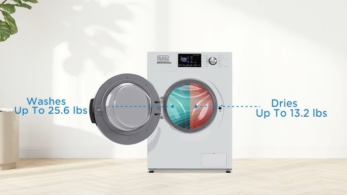 Black & Decker BPWM09W Washer - 5 Mode(s) - Top Loading - 0.90 ft³ Washer  Capacity - Cold Water Supply