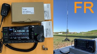ICOM IC-705 Premières impressions, testées avec lantenne CrankIR de SteppIR et déballage @Laboenligne