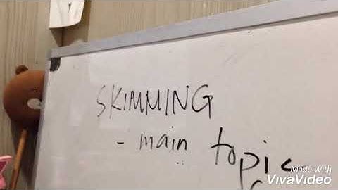 TOEIC Skimming and Scanning: Part 7