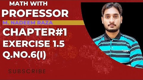 class 9 maths chapter 1 exercise 1.5 question  6||part 1||