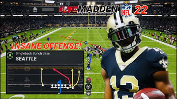 MADDEN 22 UNSTOPPABLE MONEY PLAY BEATS EVERY COVERAGE! SAINTS PLAYBOOK | MADDEN 22 TIPS | TMQ #135