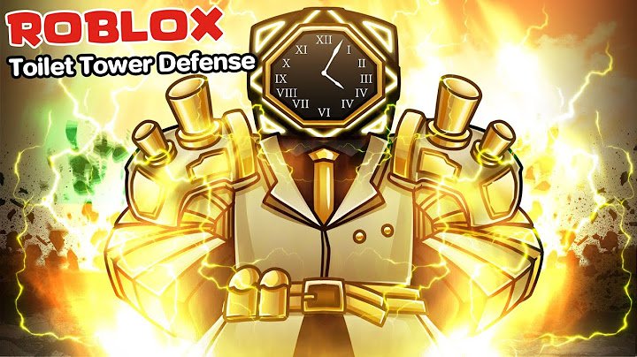 Roblox : Toilet Tower Defense #53 🕒 Golden Future Clockman ตัวโหดระดับ Godly  !!!