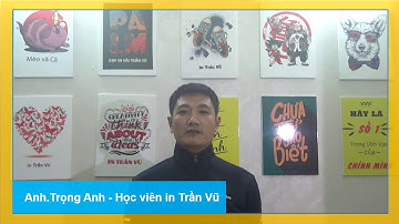 Học nghề in áo thun, áo thể thao, áo đồng phục | Cảm nhận học viên khóa học dạy in lụa Trần Vũ