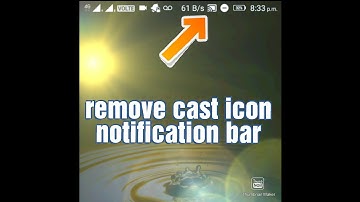 How To Remove or Disable Cast Icon || Screen Cast Icon In Notification Bar || PANDA TECHNICAL || #1